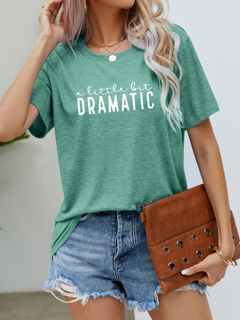 A LITTLE BIT DRAMATIC Graphic Tee, image 10
