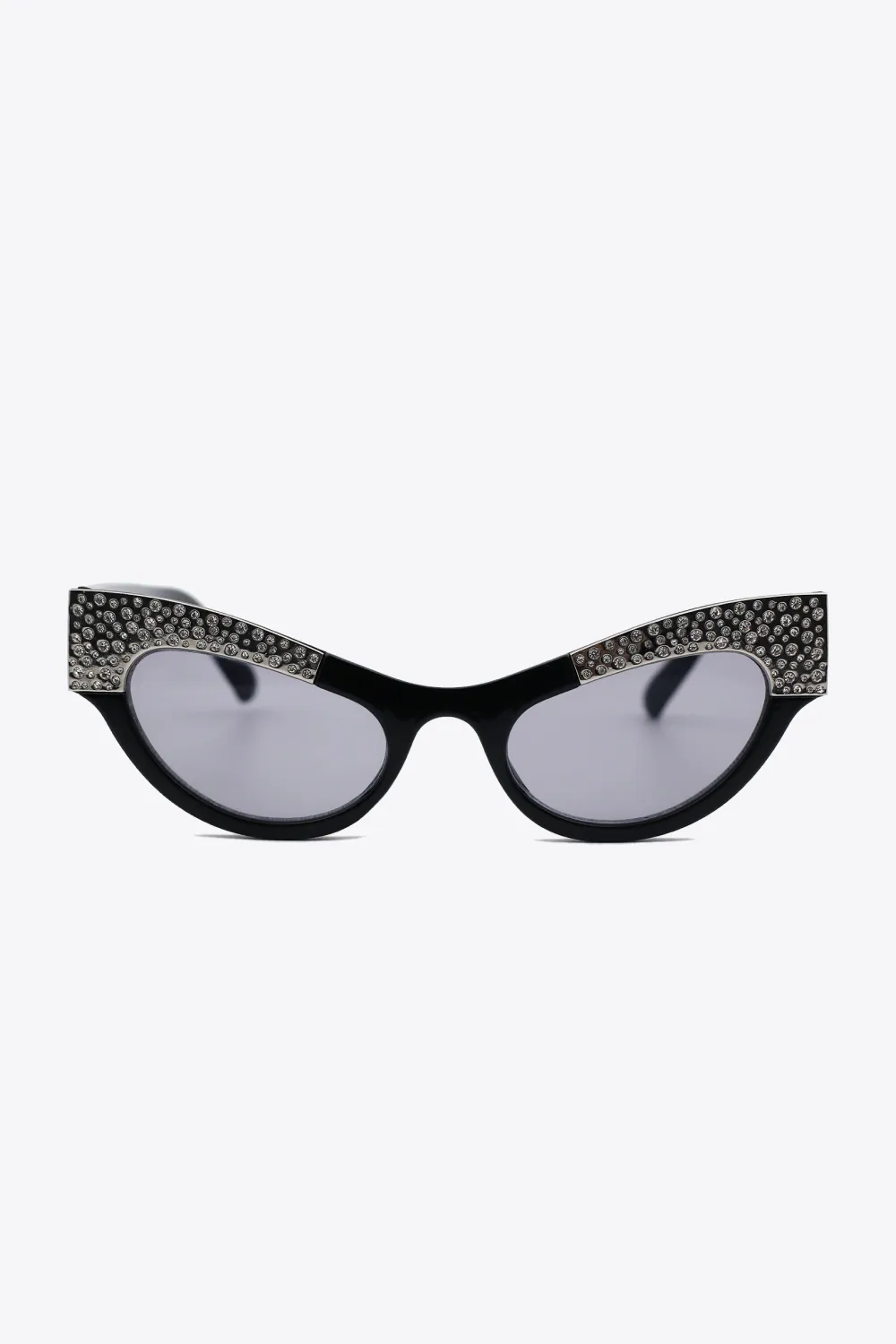 UV400 Rhinestone Trim Cat-Eye Sunglasses, image 5
