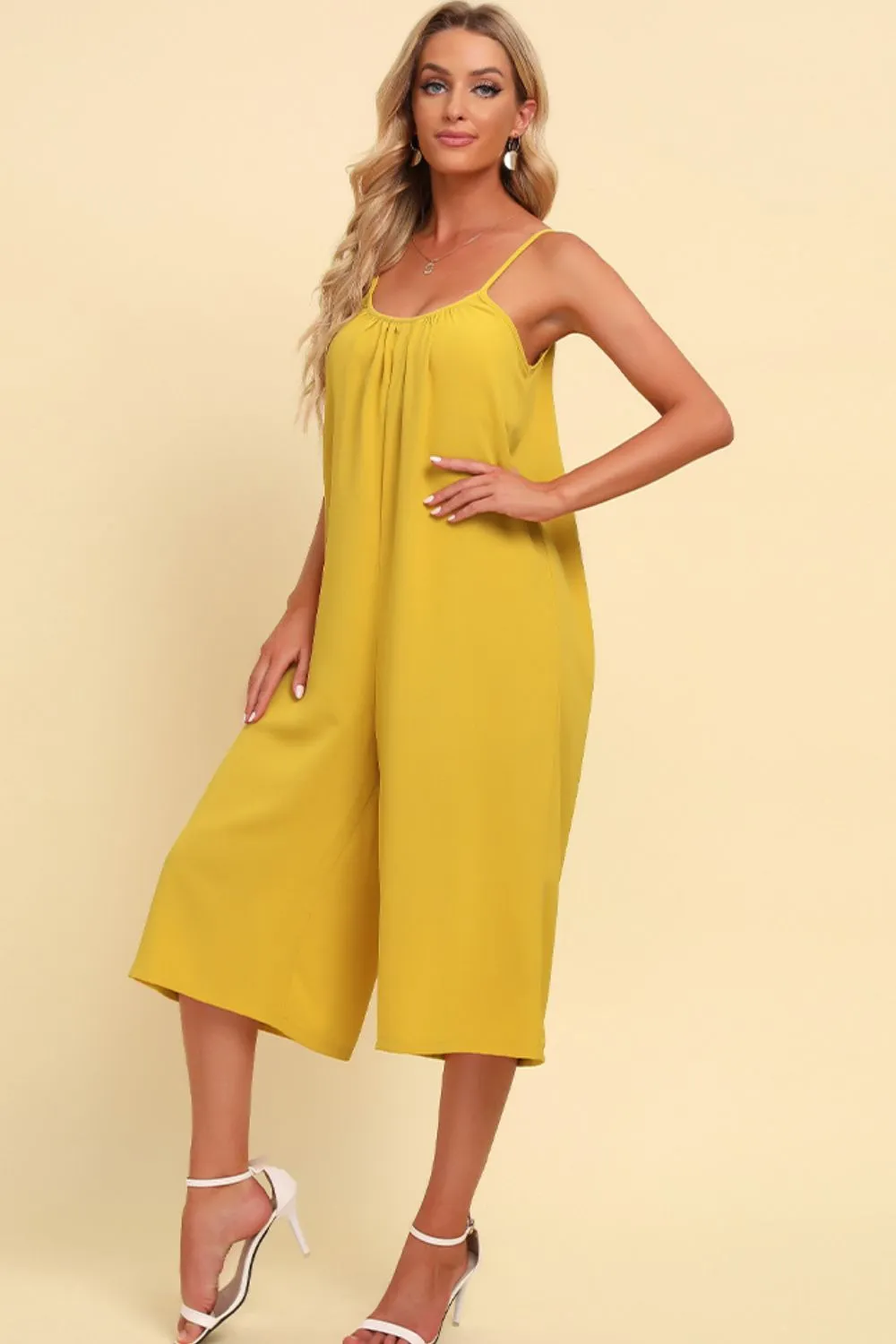 Spaghetti Strap Scoop Neck Jumpsuit, image 3