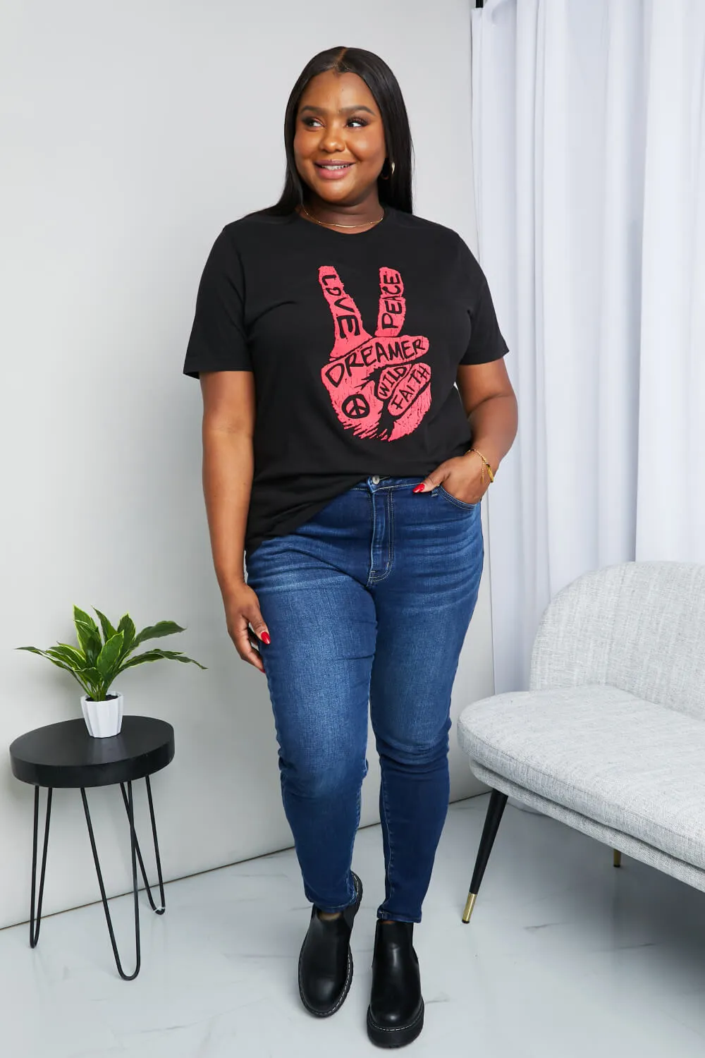 Full Size Graphic Tunic T-Shirt, image 4