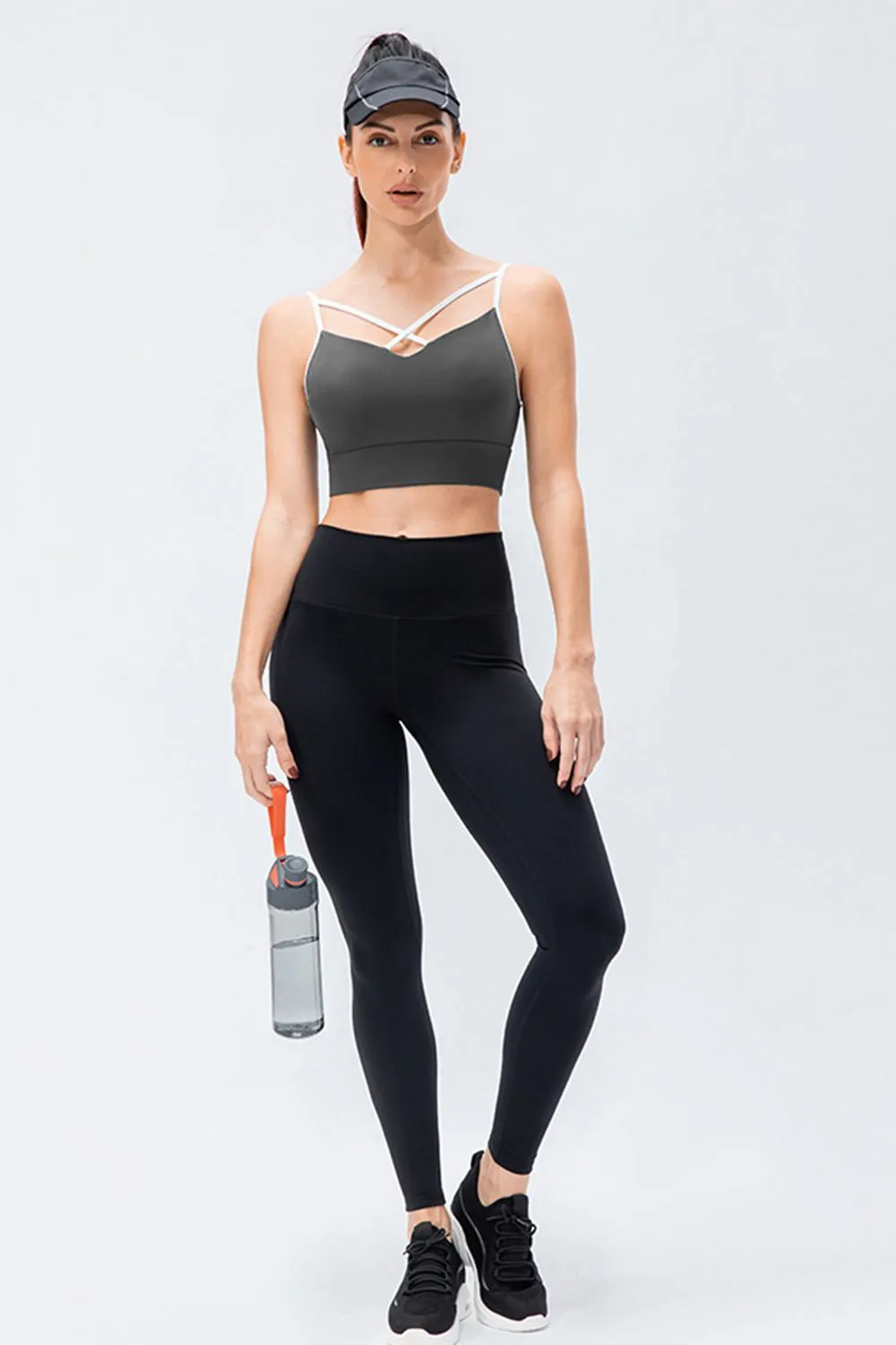 Wide Waistband Slim Fit Active Leggings, image 5