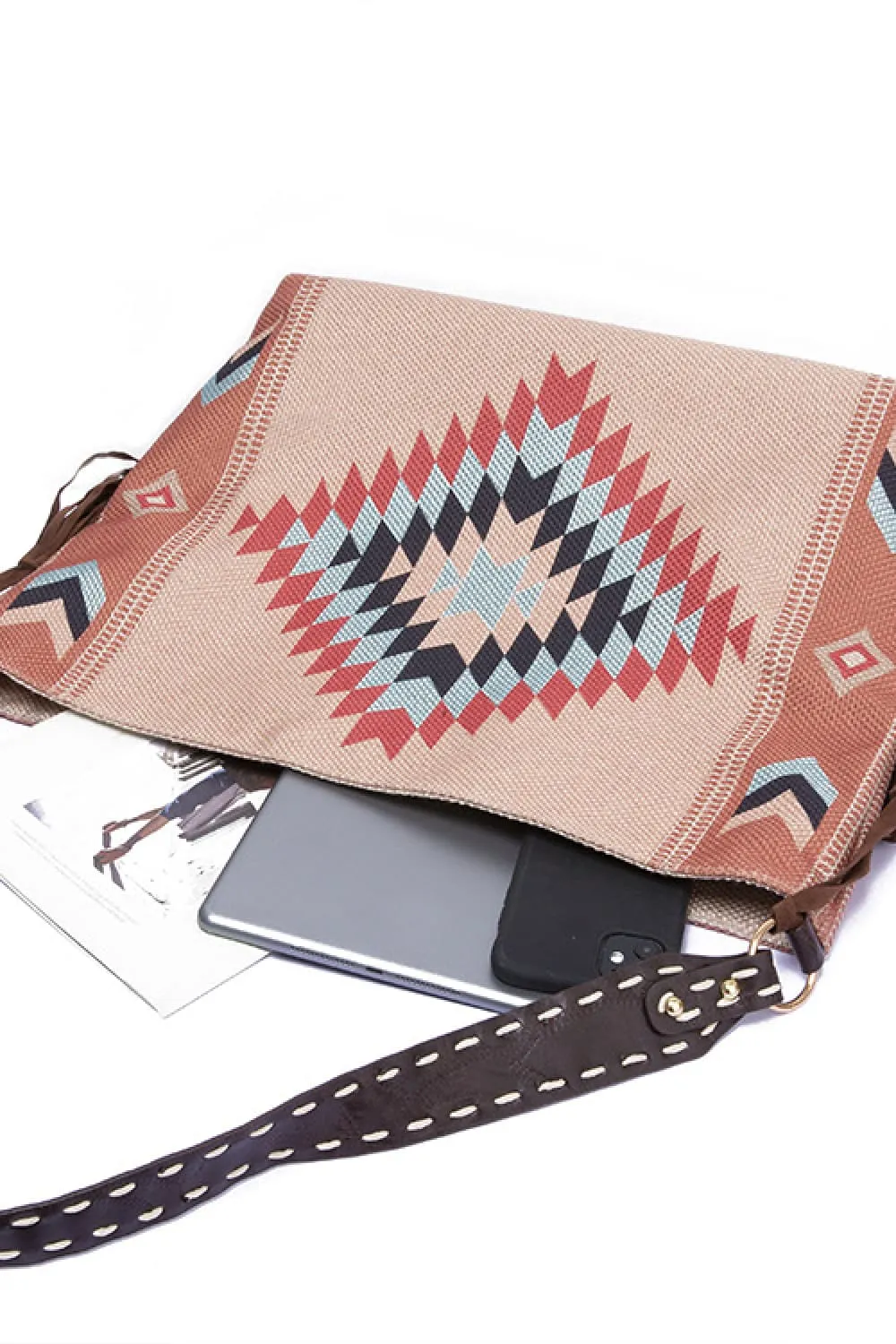 Geometric Canvas Tote Bag, image 14
