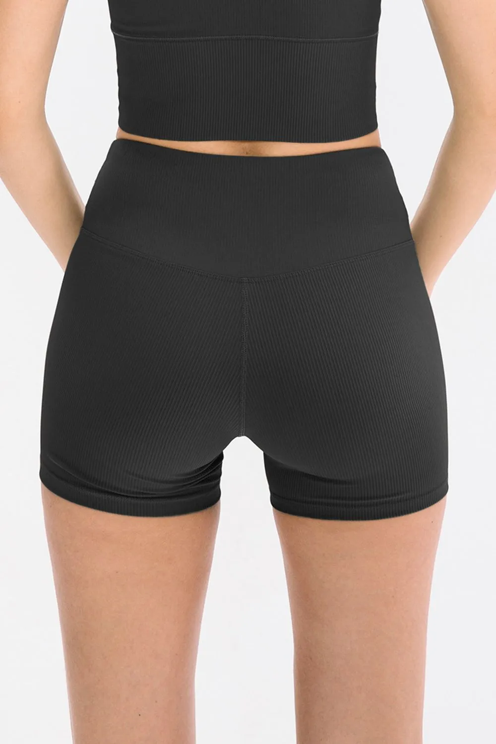 Slim Fit Wide Waistband Sports Shorts, image 7