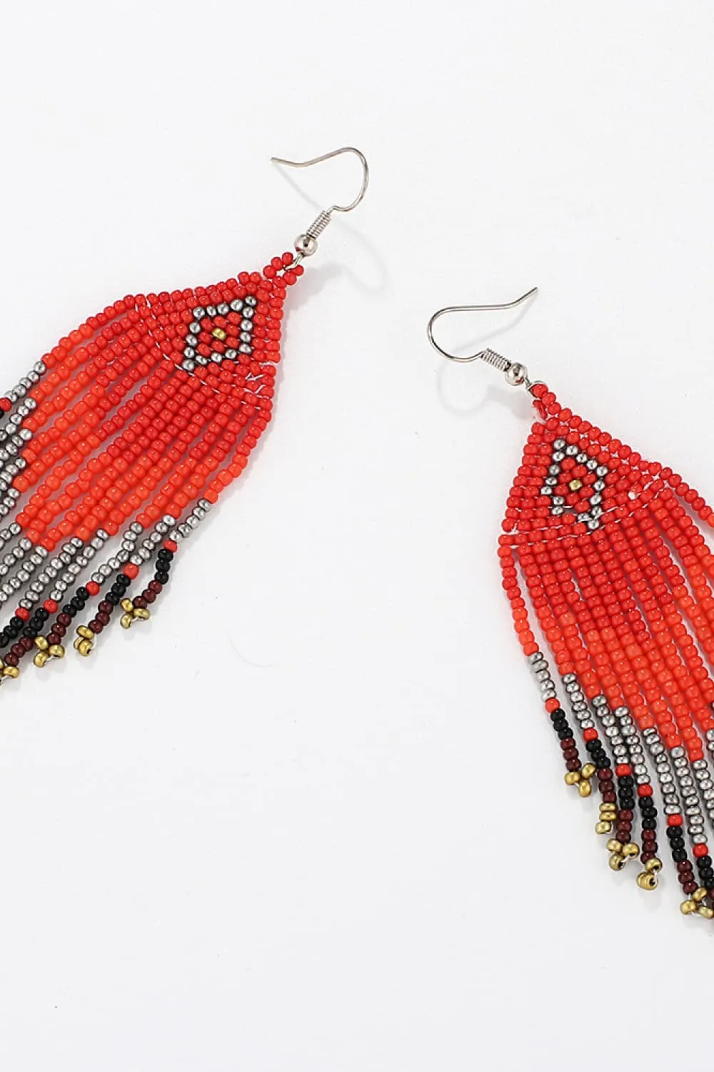 Beaded Dangle Earrings, image 4