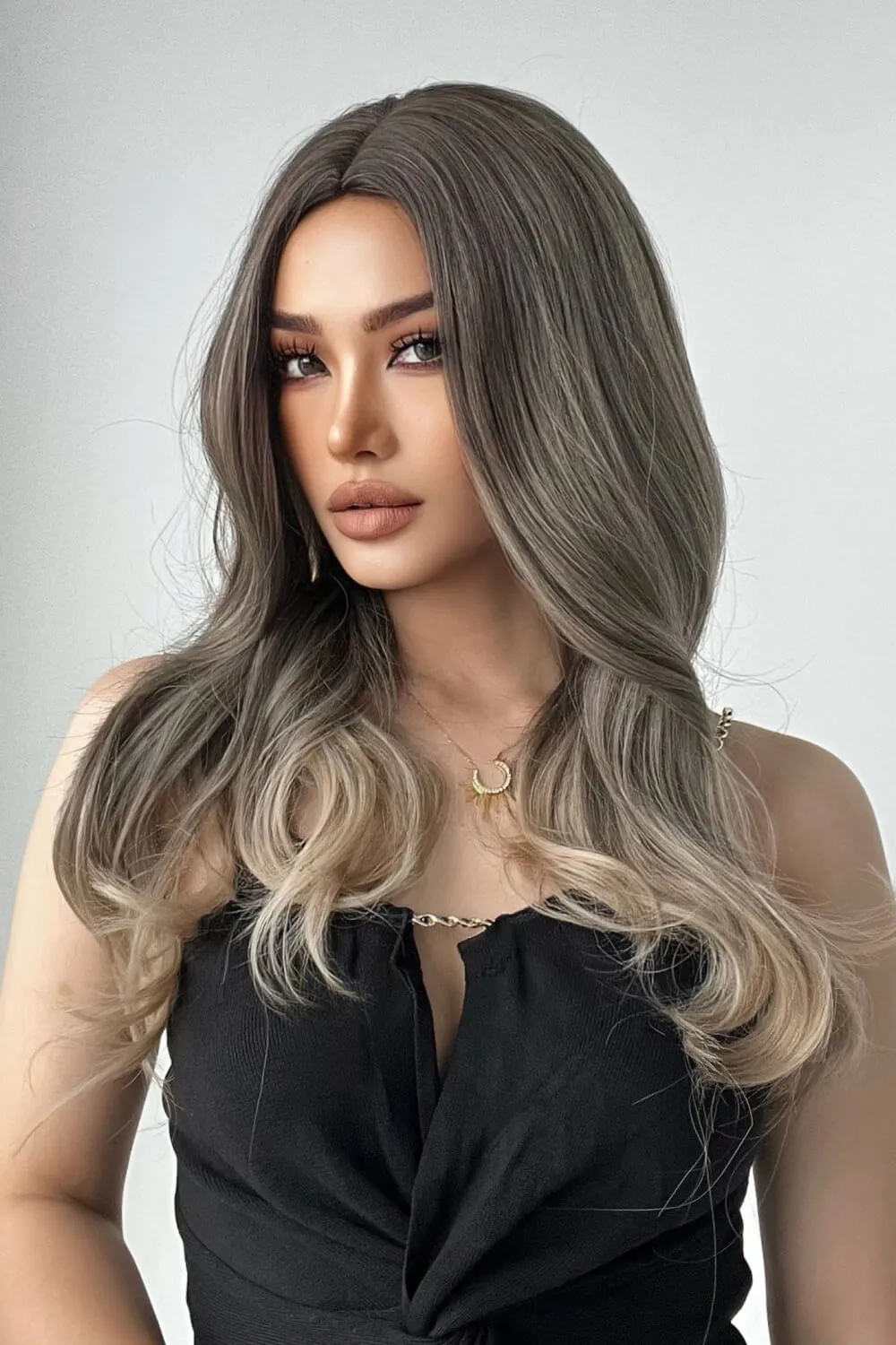 13*1" Full-Machine Wigs Synthetic Long Straight 24", image 10