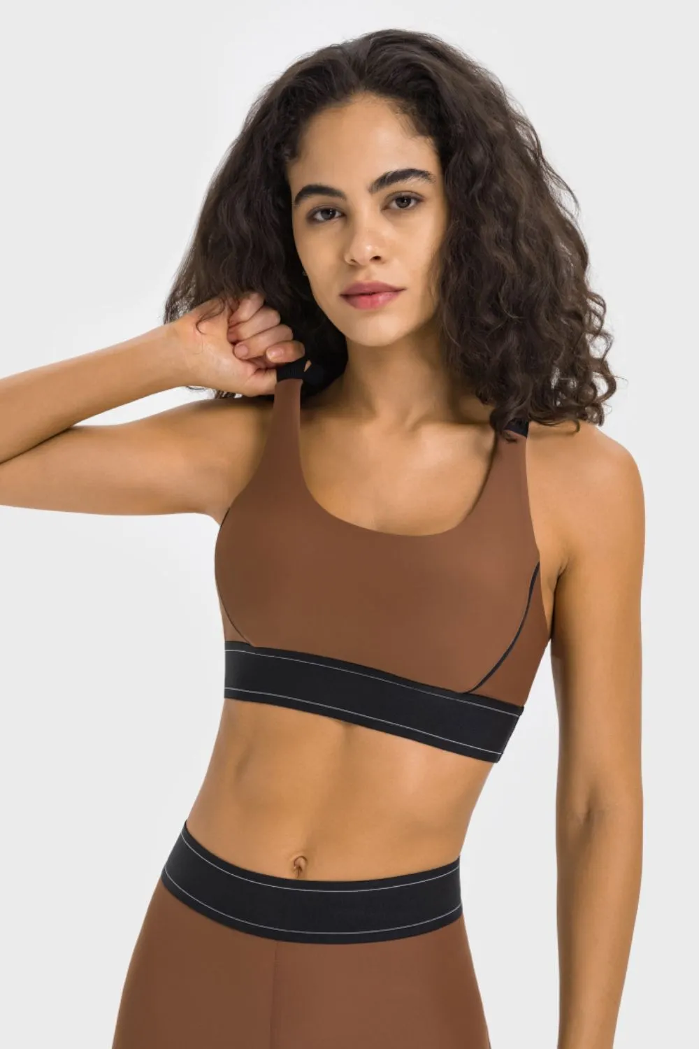 Contrast Sports Bra, image 3