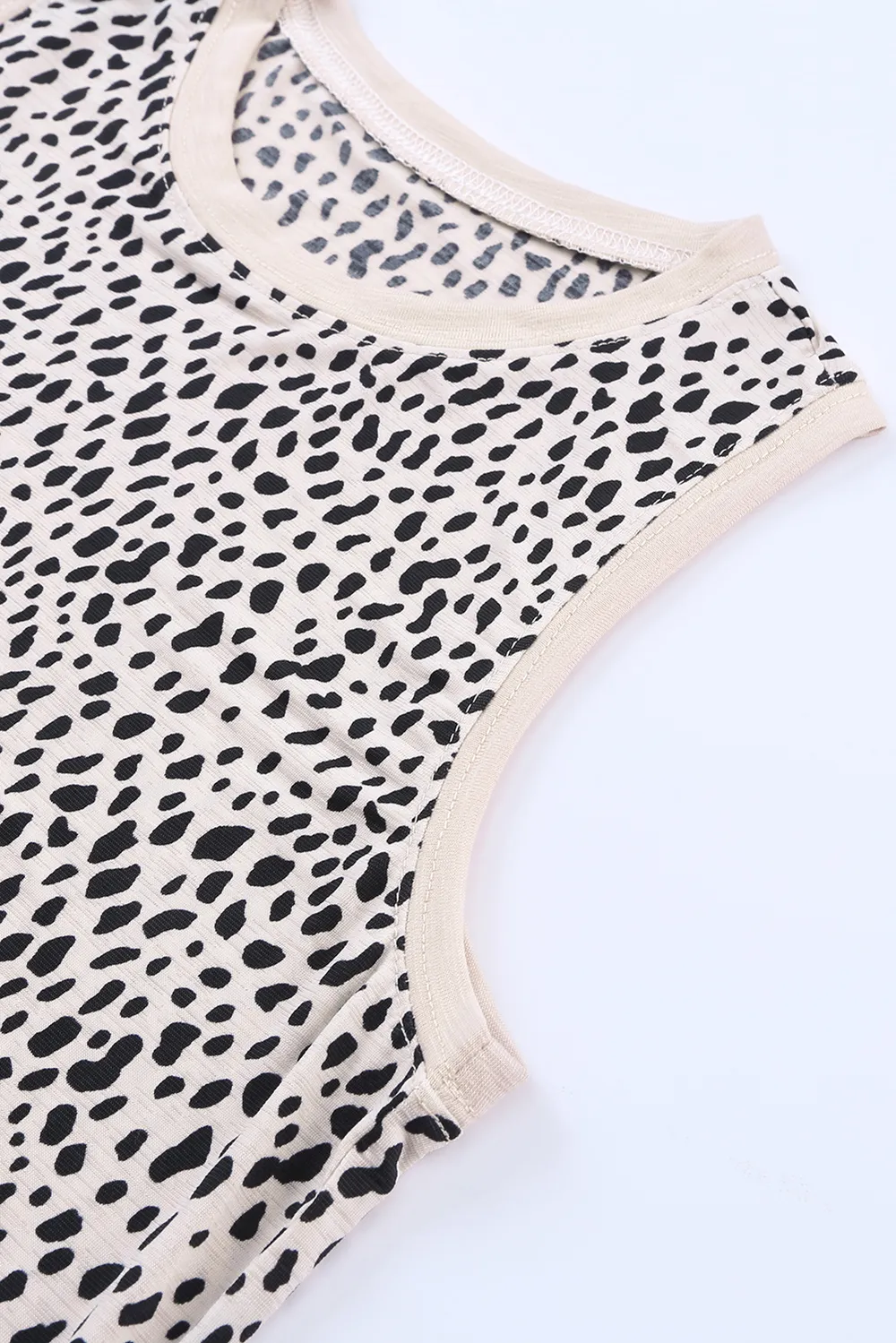 Printed Round Neck Tank Top, image 2