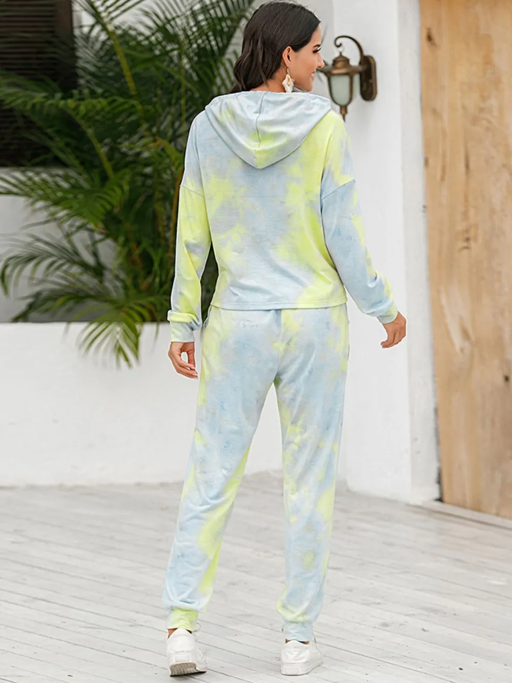 Tie-Dye Hoodie and Pants Set, image 3