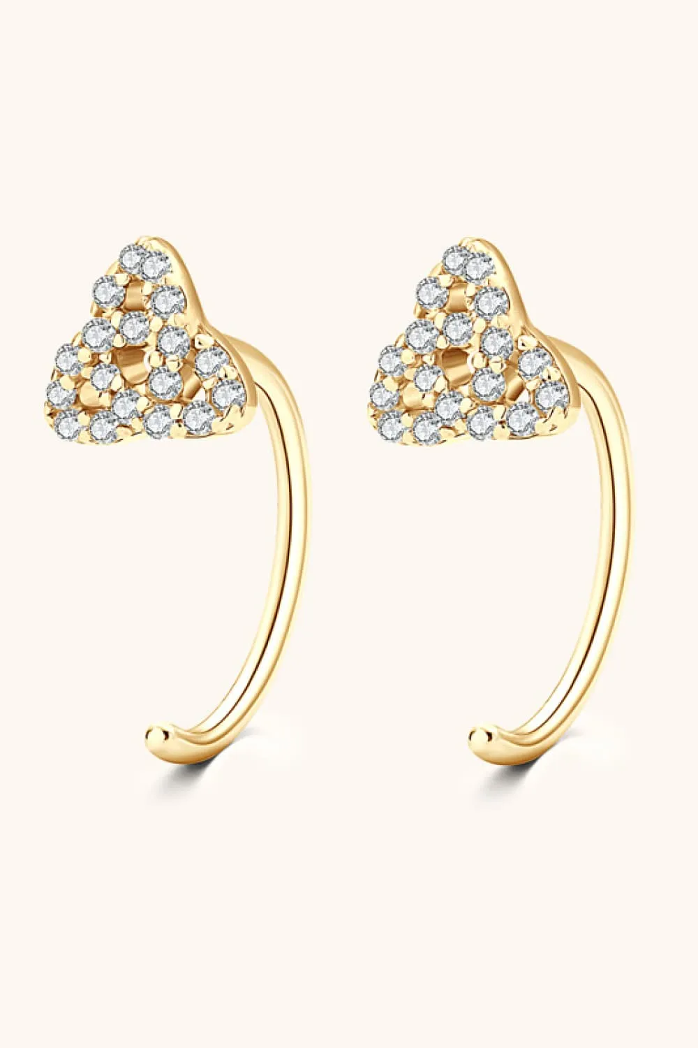 Moissanite 925 Sterling Silver Earrings, image 2