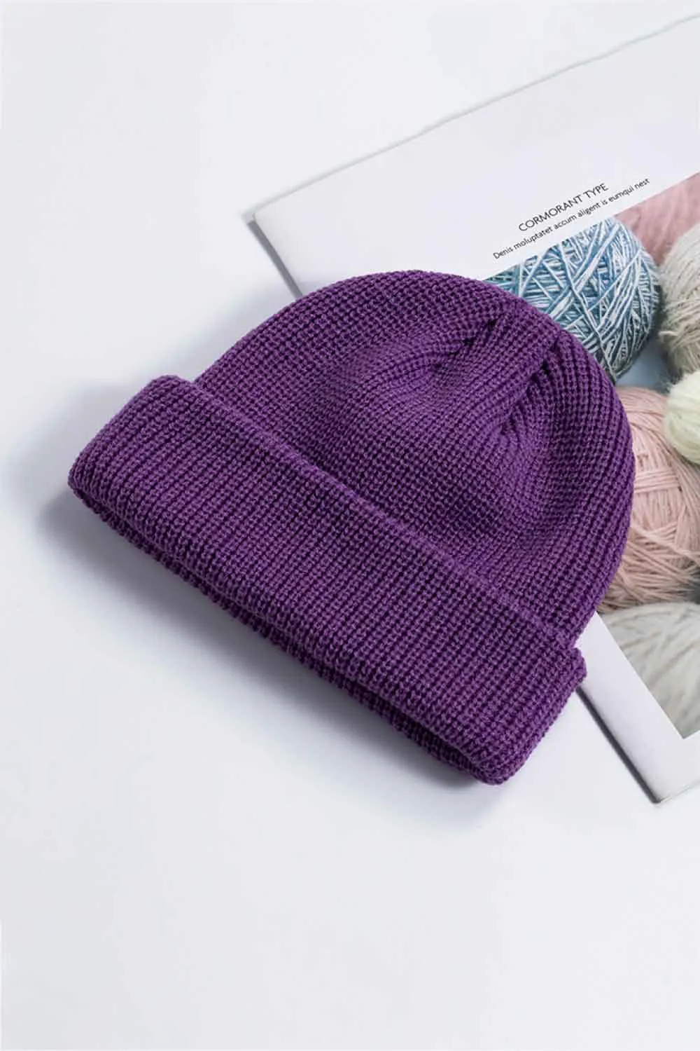 Cozy Rib-Knit Cuff Beanie, image 5