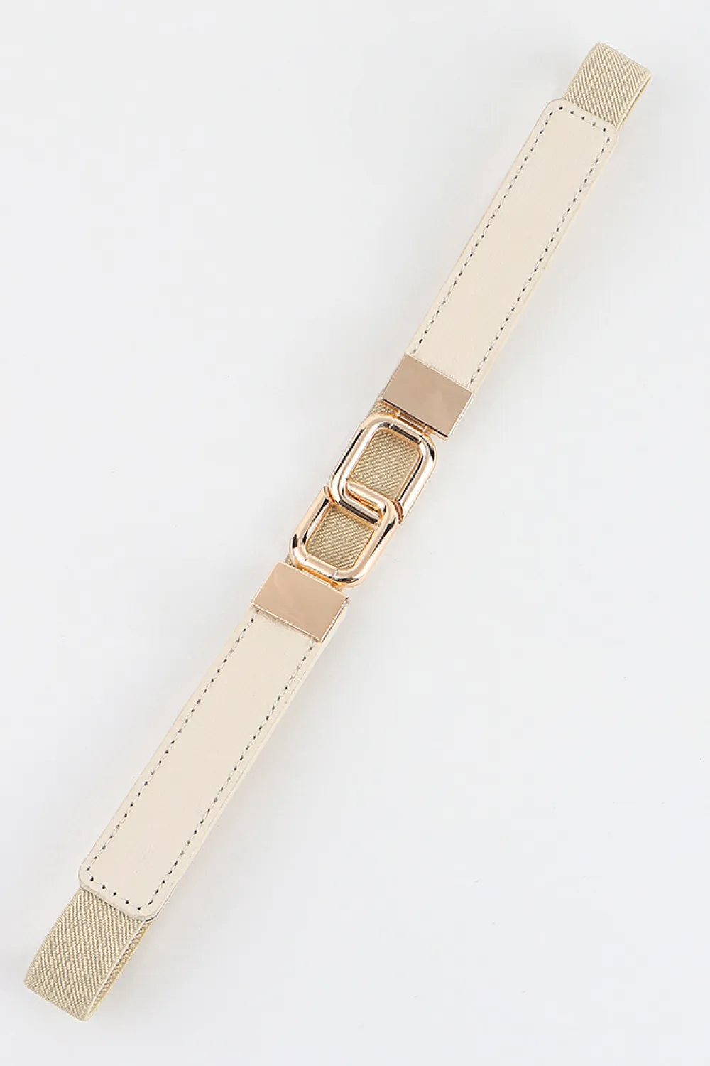 Geometric Double Buckle Elastic Belt, image 7