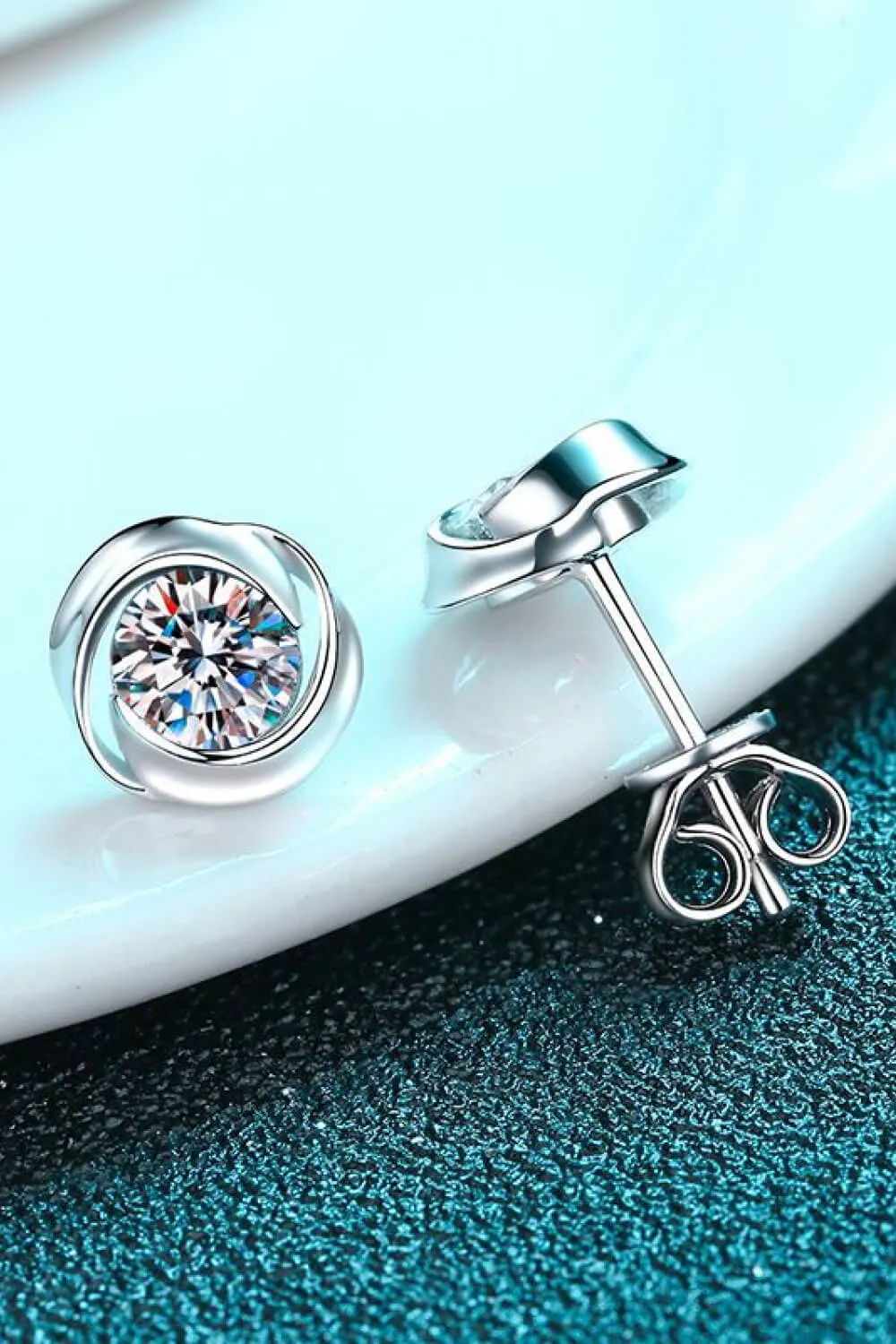 Feeling Fun Moissanite Stud Earrings, image 4