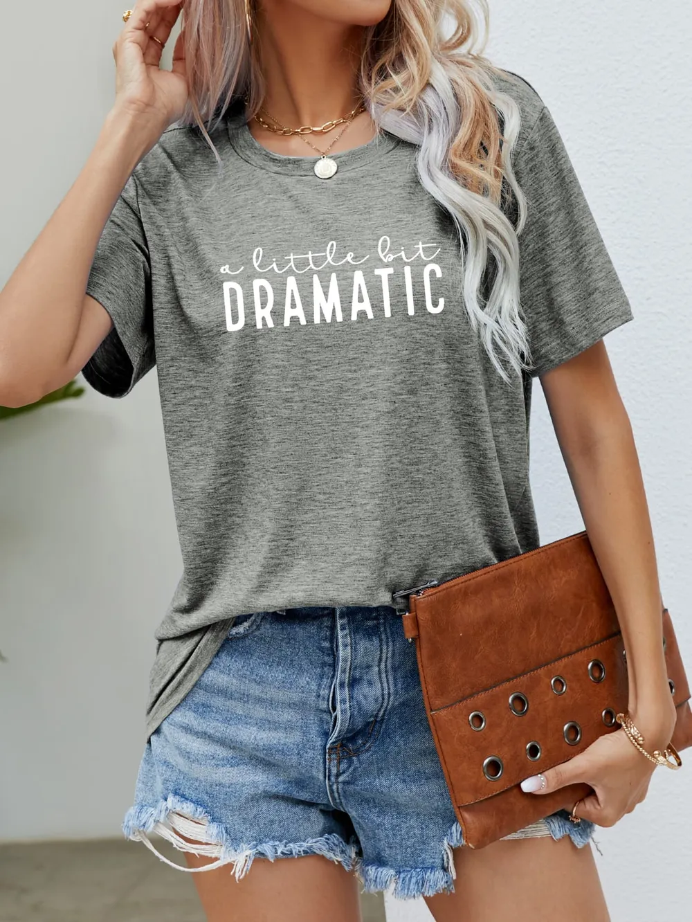 A LITTLE BIT DRAMATIC Graphic Tee, image 5