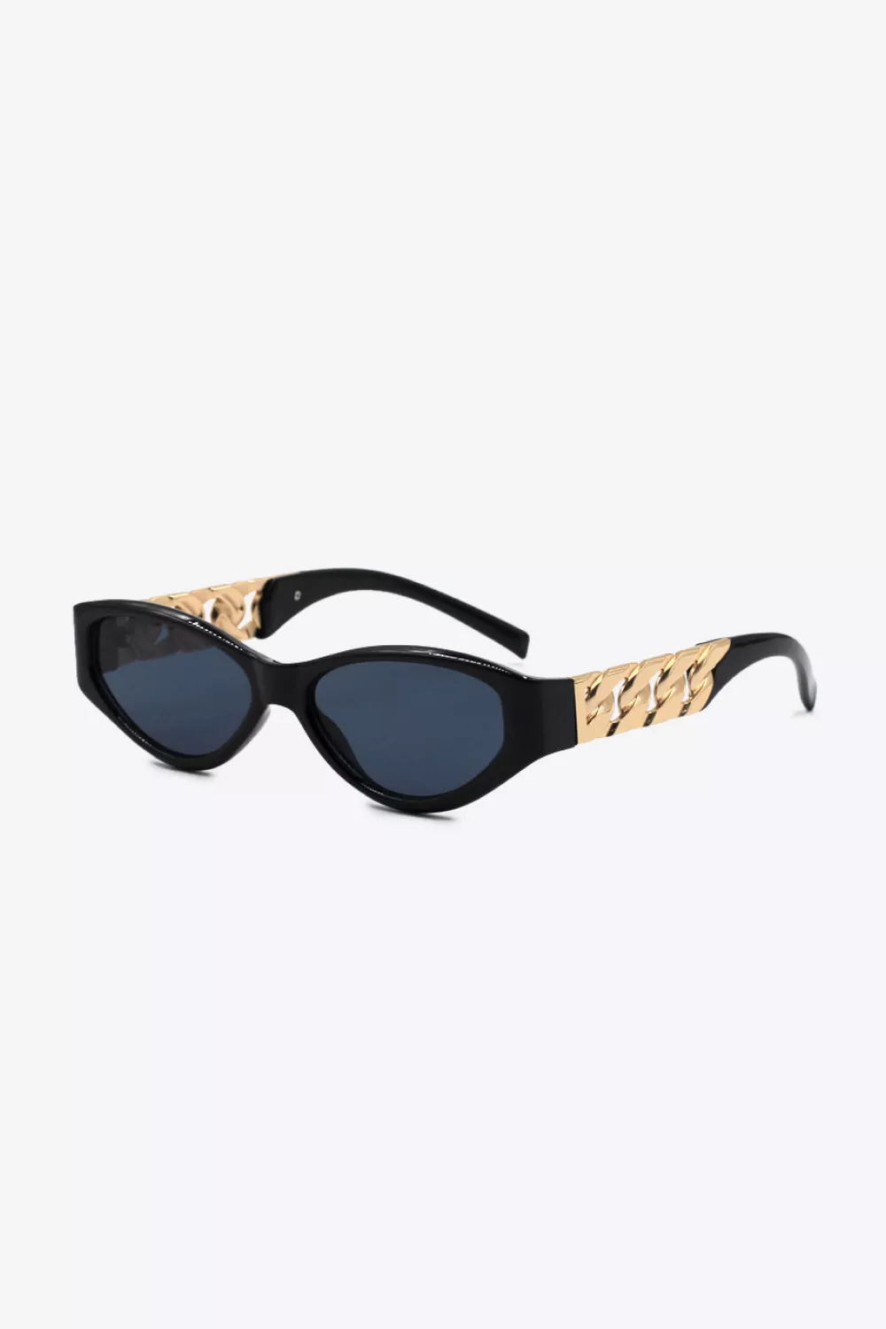 Chain Detail Temple Cat Eye Sunglasses, image 13