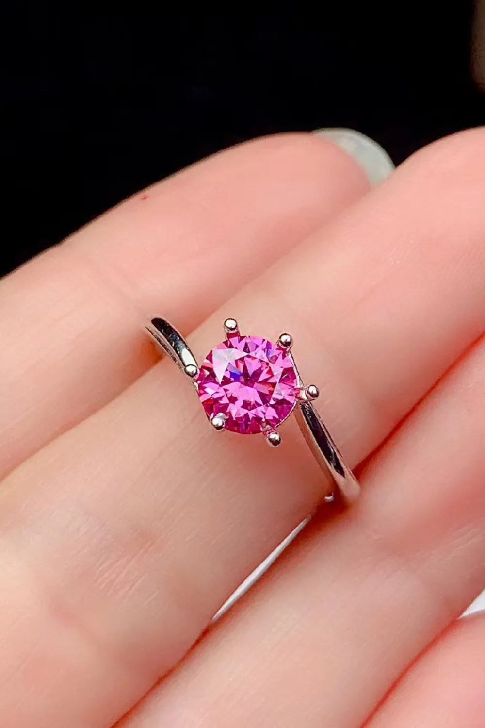 Can't Stop Your Shine 1 Carat Moissanite Ring, image 2