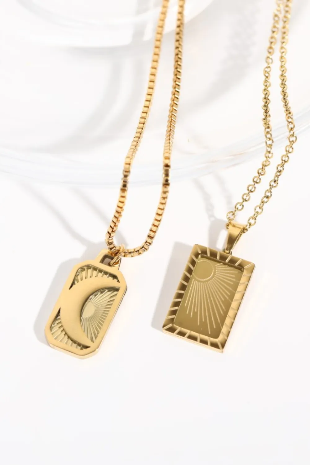 Stainless Steel 18K Gold-Plated Necklace, image 3