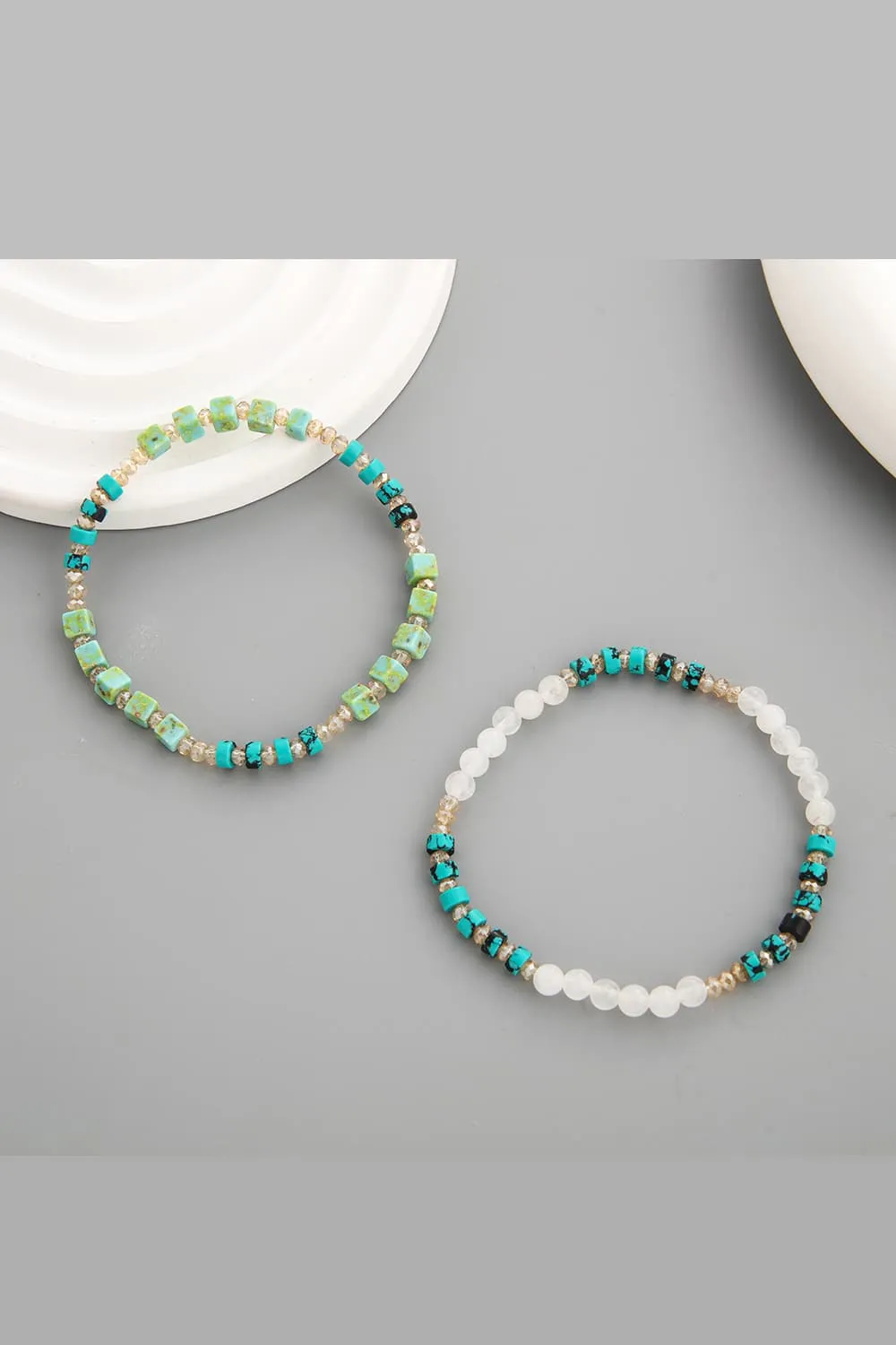 Crystal & Natural Stone Bracelet, image 6