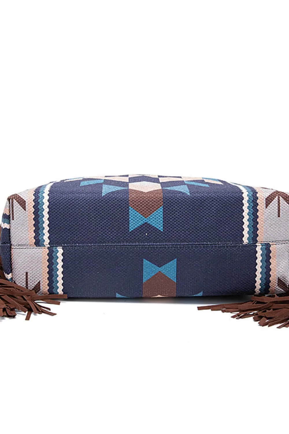 Geometric Canvas Tote Bag, image 4