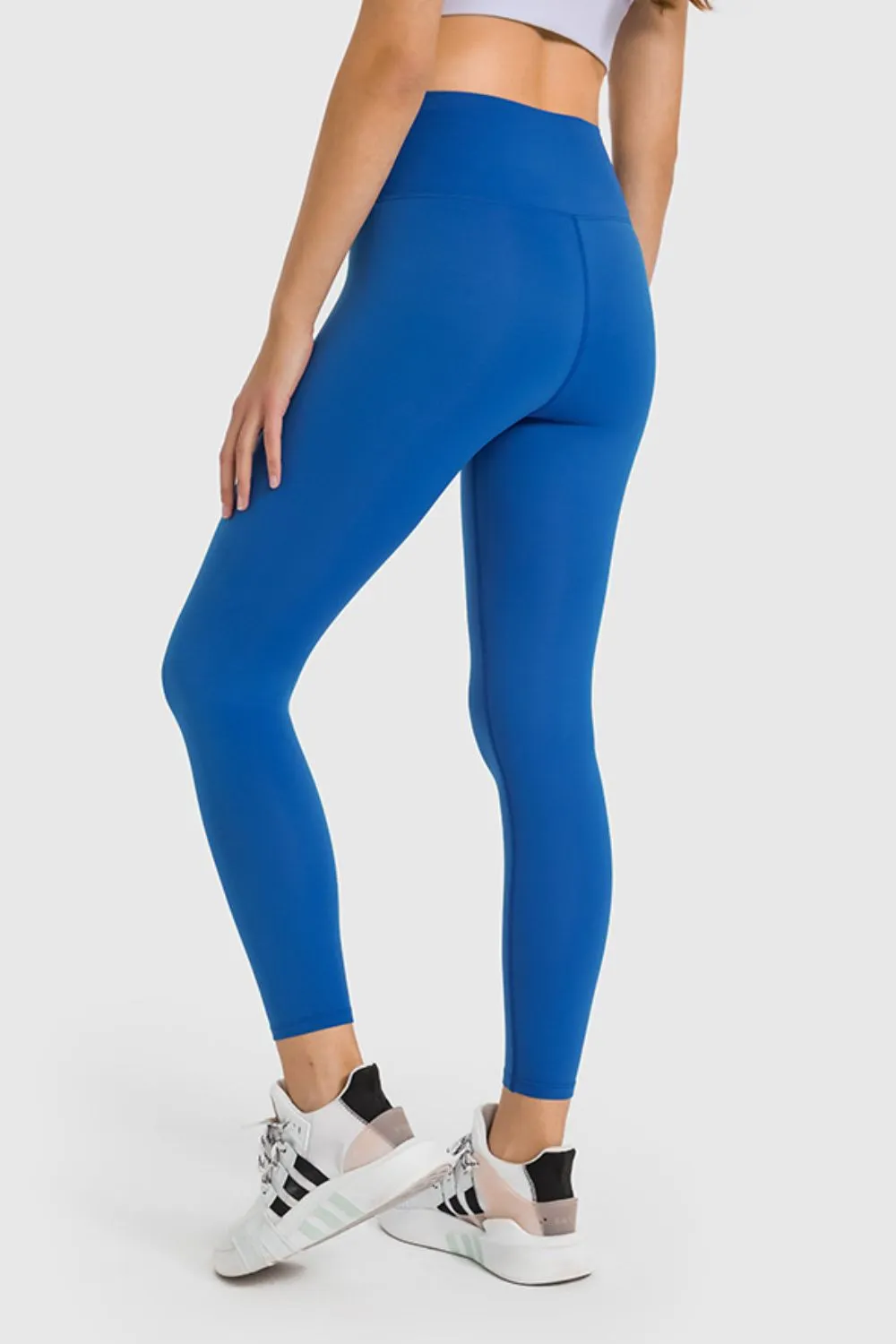 High Waist Ankle-Length Yoga Leggings, image 5