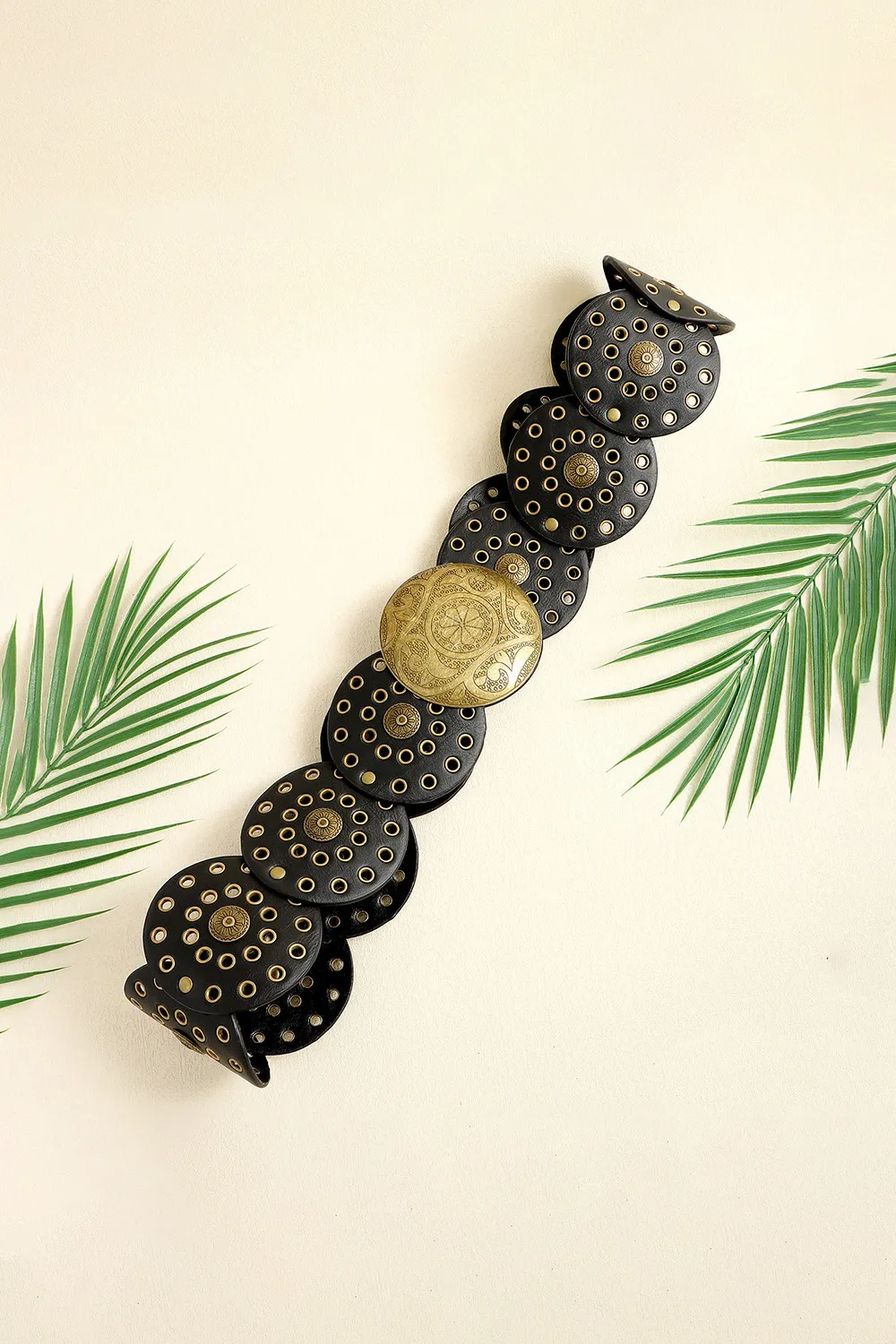 Vintage PU Leather Wide Belt, image 2