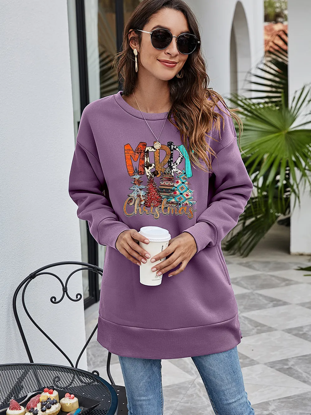 MERRY CHRISTMAS Graphic Sweatshirt, image 16