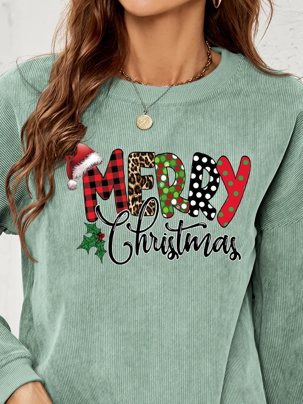 MERRY CHRISTMAS Graphic Sweatshirt, image 9