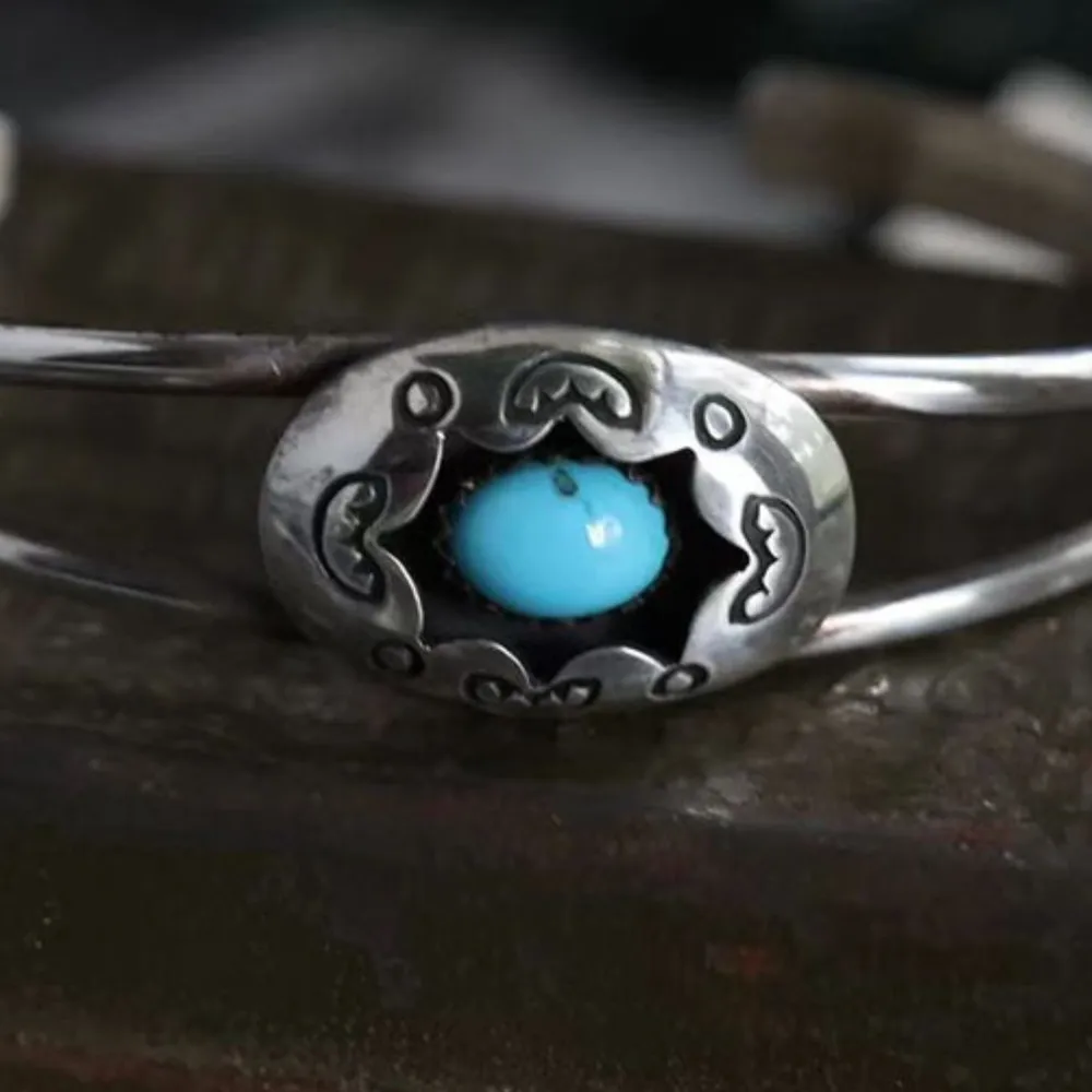 Turquoise Open Bracelet, image 6