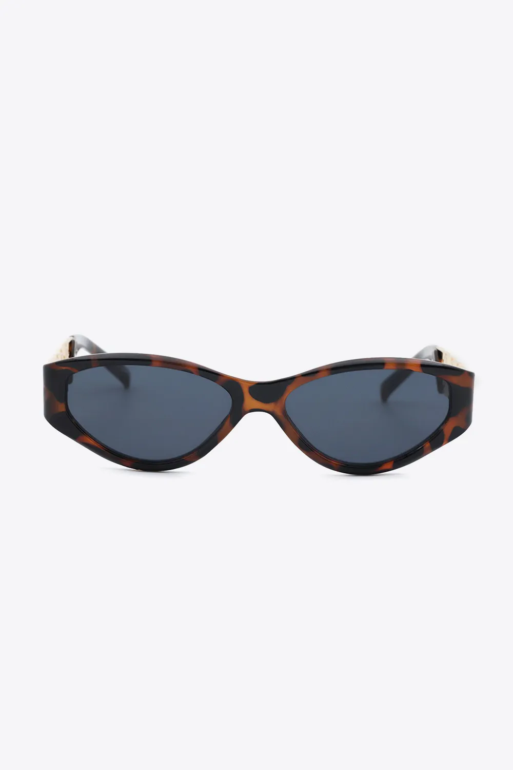Chain Detail Temple Cat Eye Sunglasses, image 10