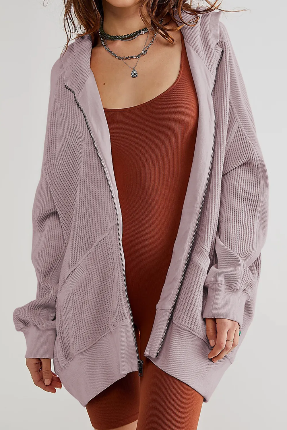Zip-Up Long Sleeve Jacket, image 4