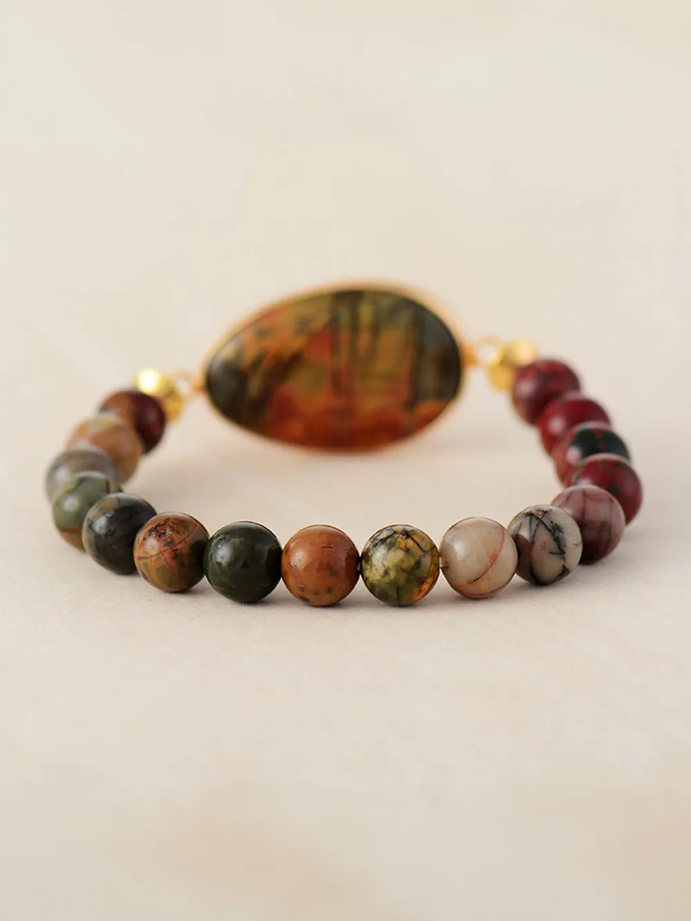 Geometrical Shape Beaded Bracelet, image 5