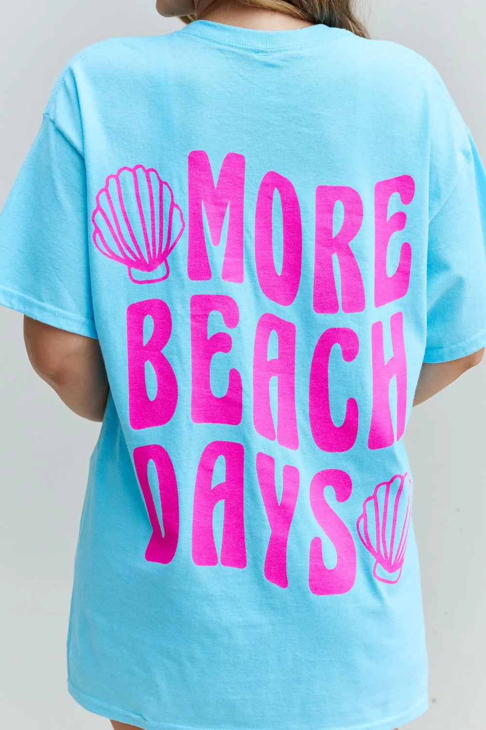 "More Beach Days" Oversized Graphic T-Shirt, image 3