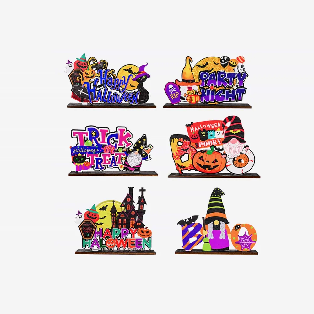 Assorted 2-Piece Halloween Element Ornaments, image 5
