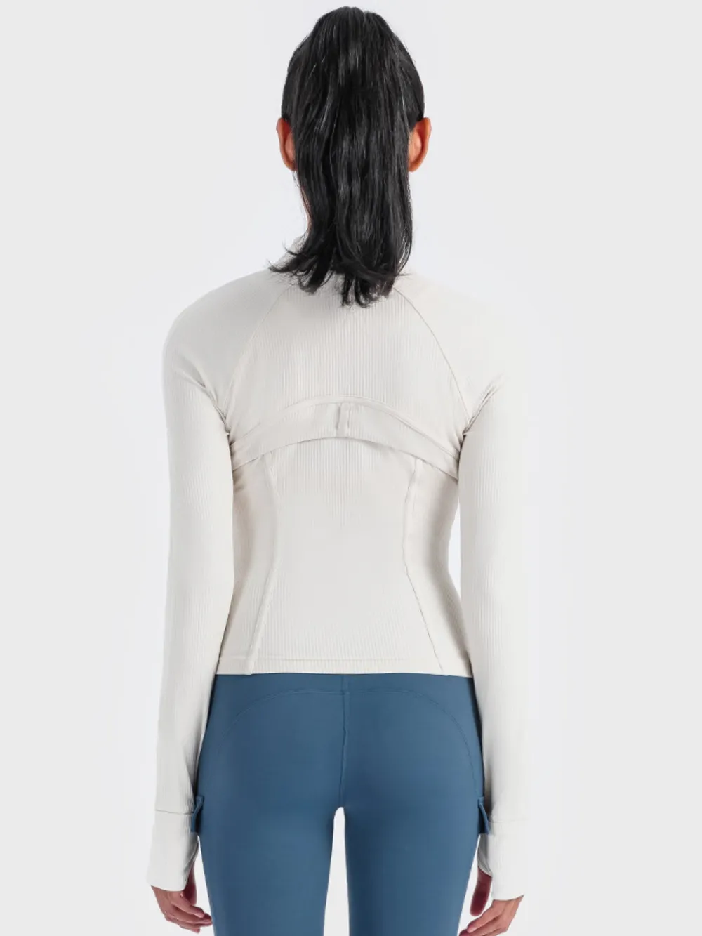 Zip-Up Long Sleeve Sports Jacket, image 4