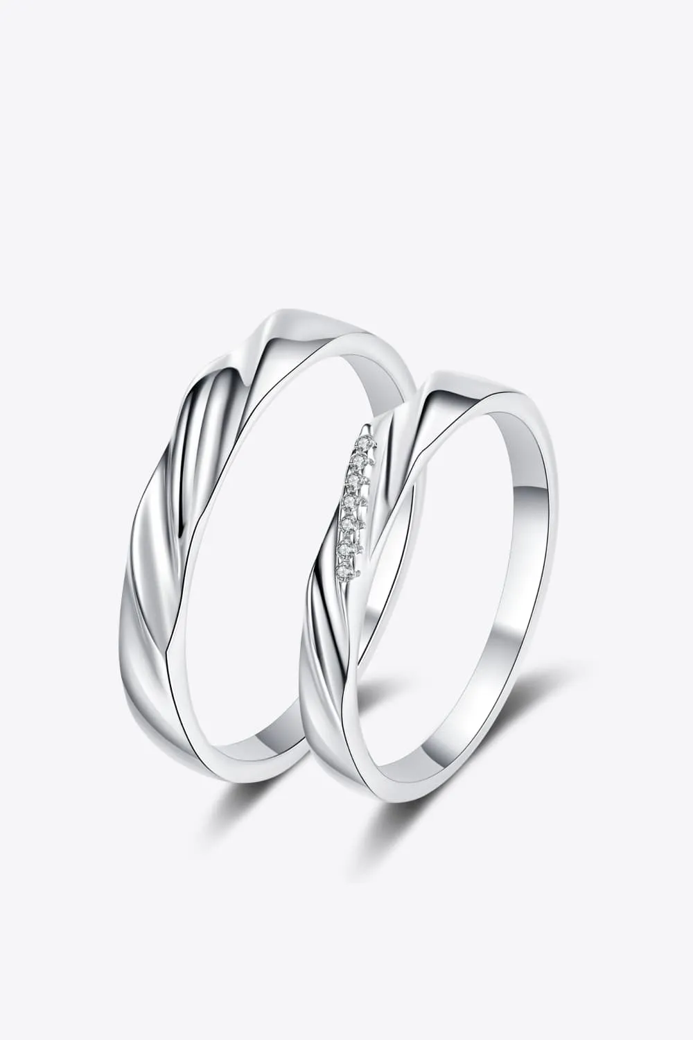Minimalist 925 Sterling Silver Rhodium-Plated Ring, image 3
