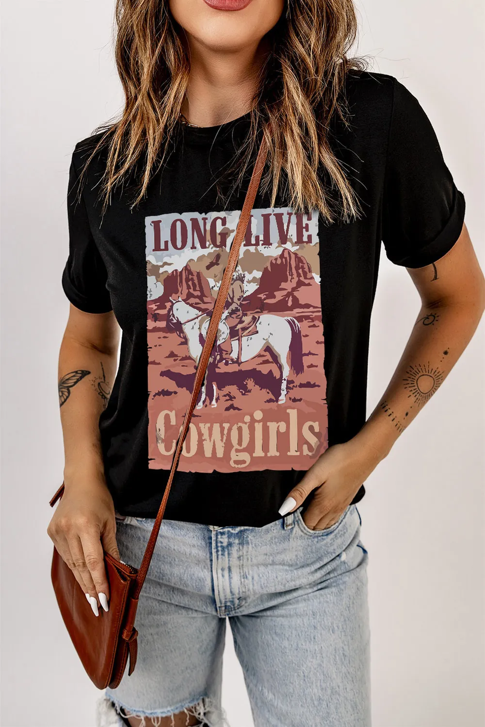 LONG LIVE COWGIRLS Graphic Tee, image 3
