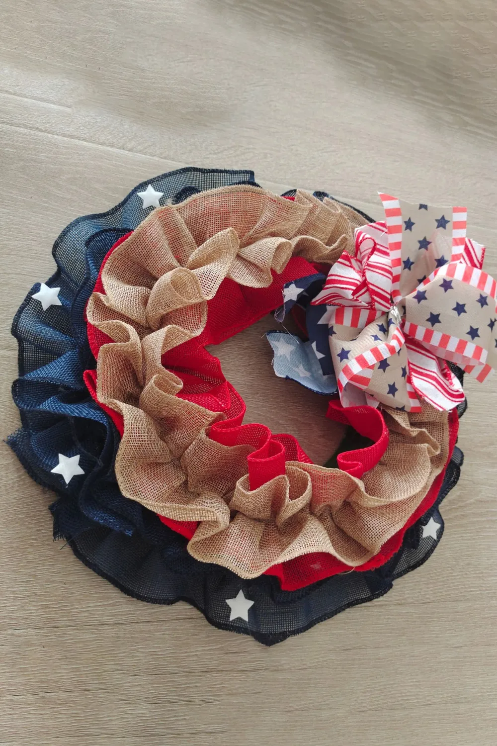 Independence Day Knit Wall Wreath, image 2