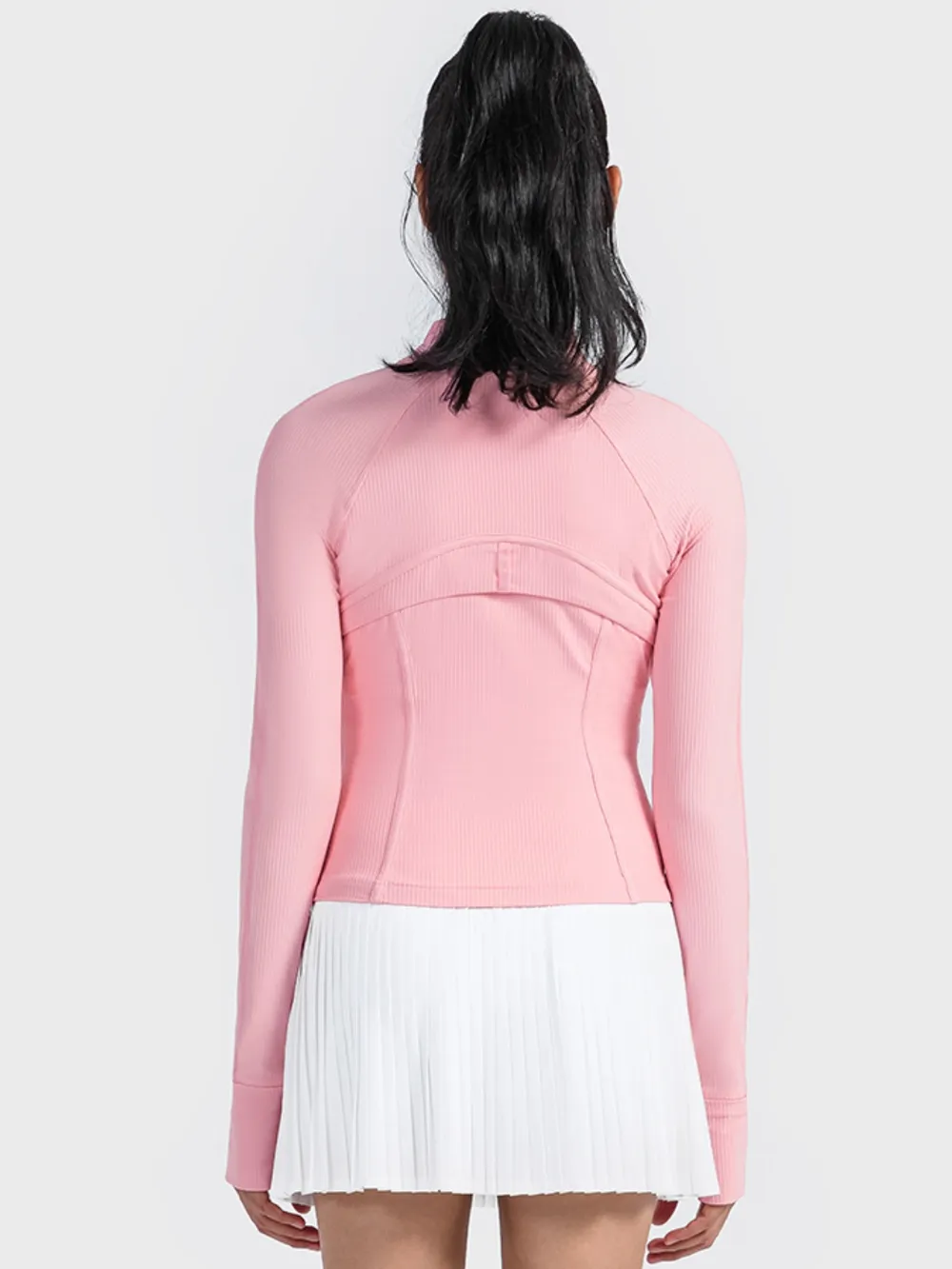 Zip-Up Long Sleeve Sports Jacket, image 5