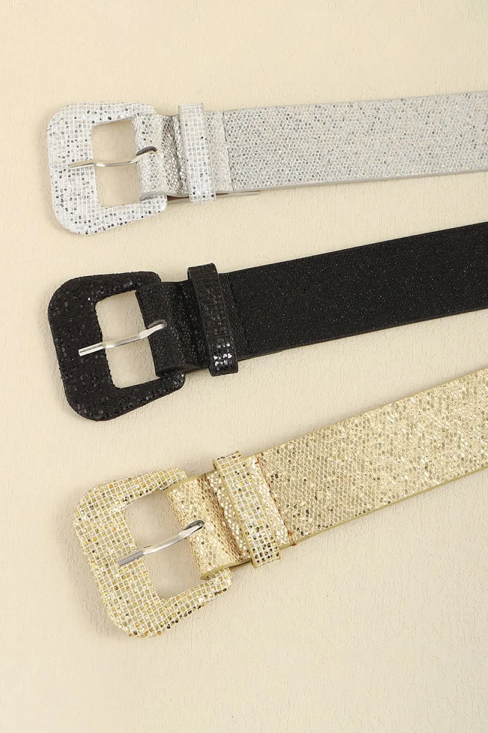 Glitter PU Leather Belt, image 16