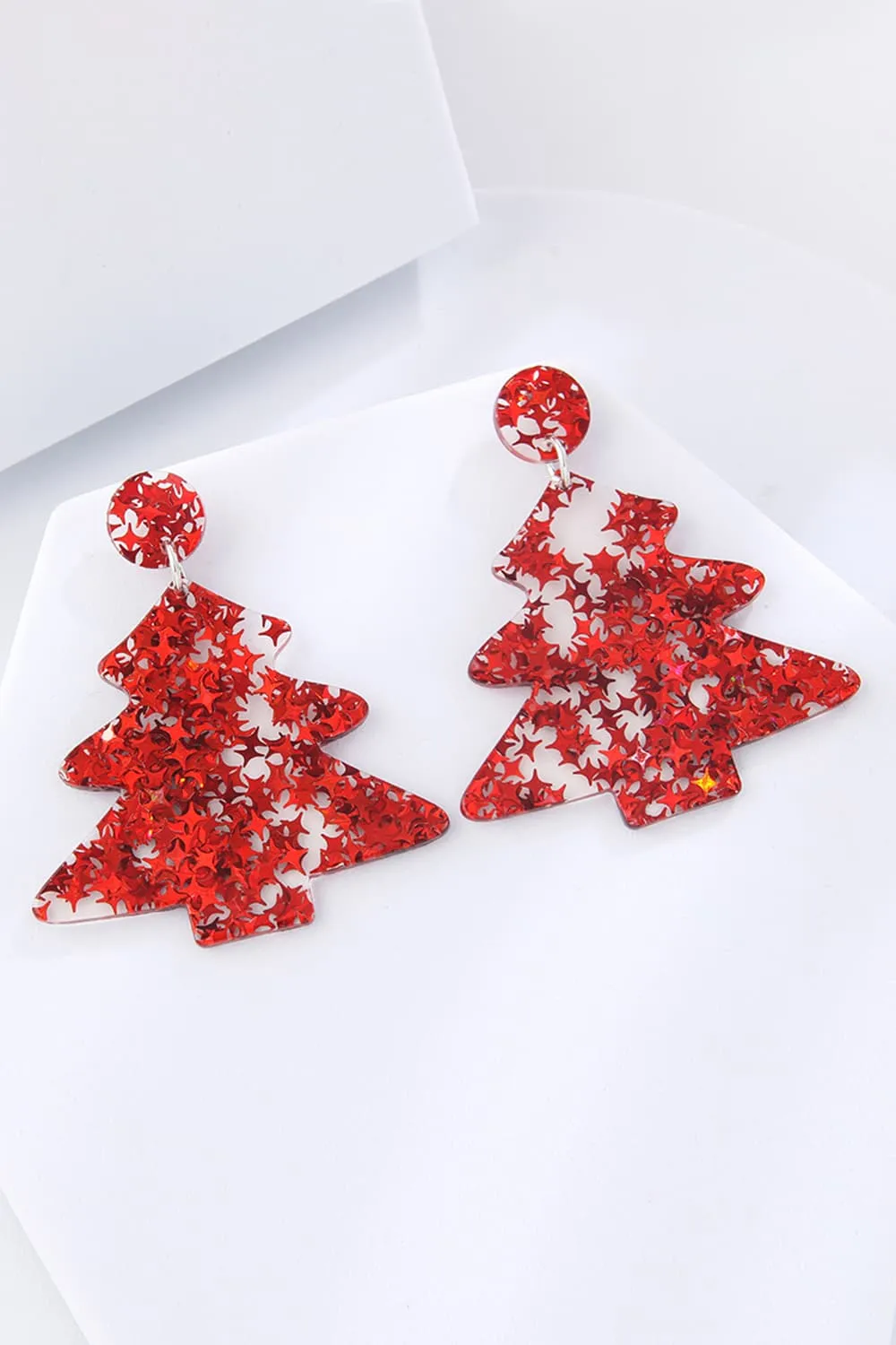 Christmas Tree Acrylic Earrings, image 13