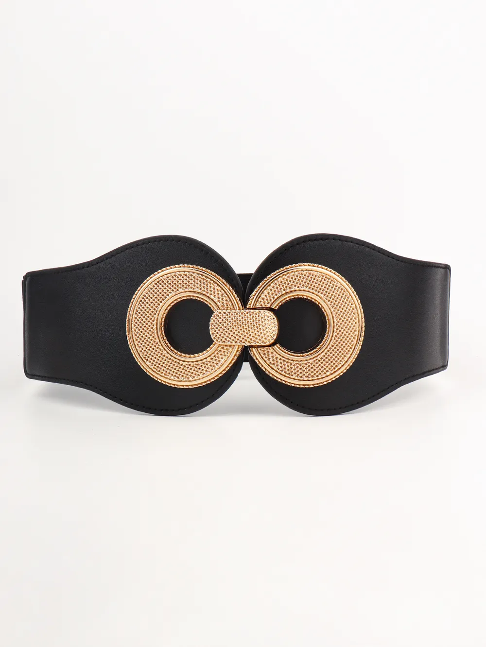 Alloy Buckle Elastic PU Belt, image 7