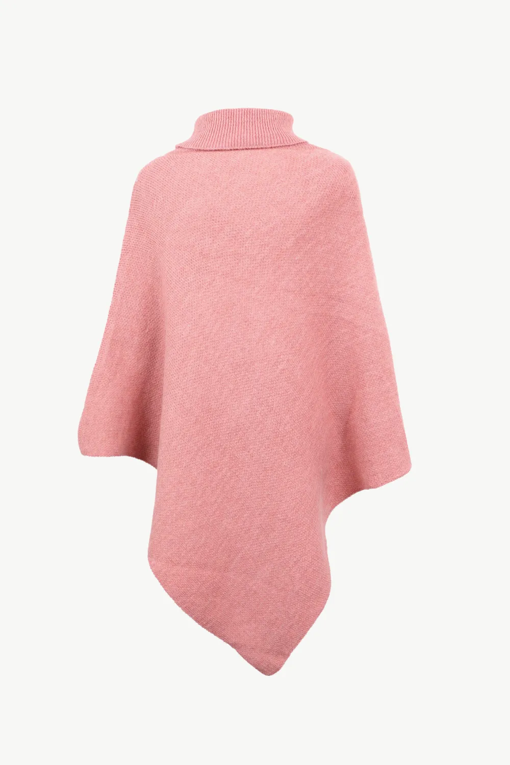 Turtleneck Buttoned Poncho, image 7