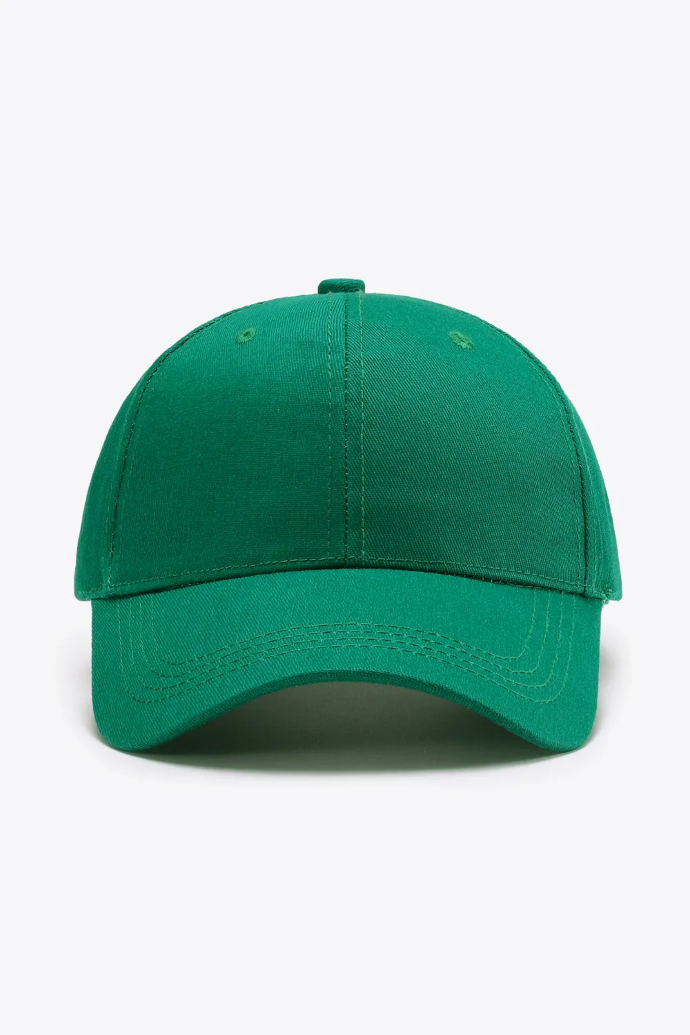 Plain Adjustable Cotton Baseball Cap, image 3