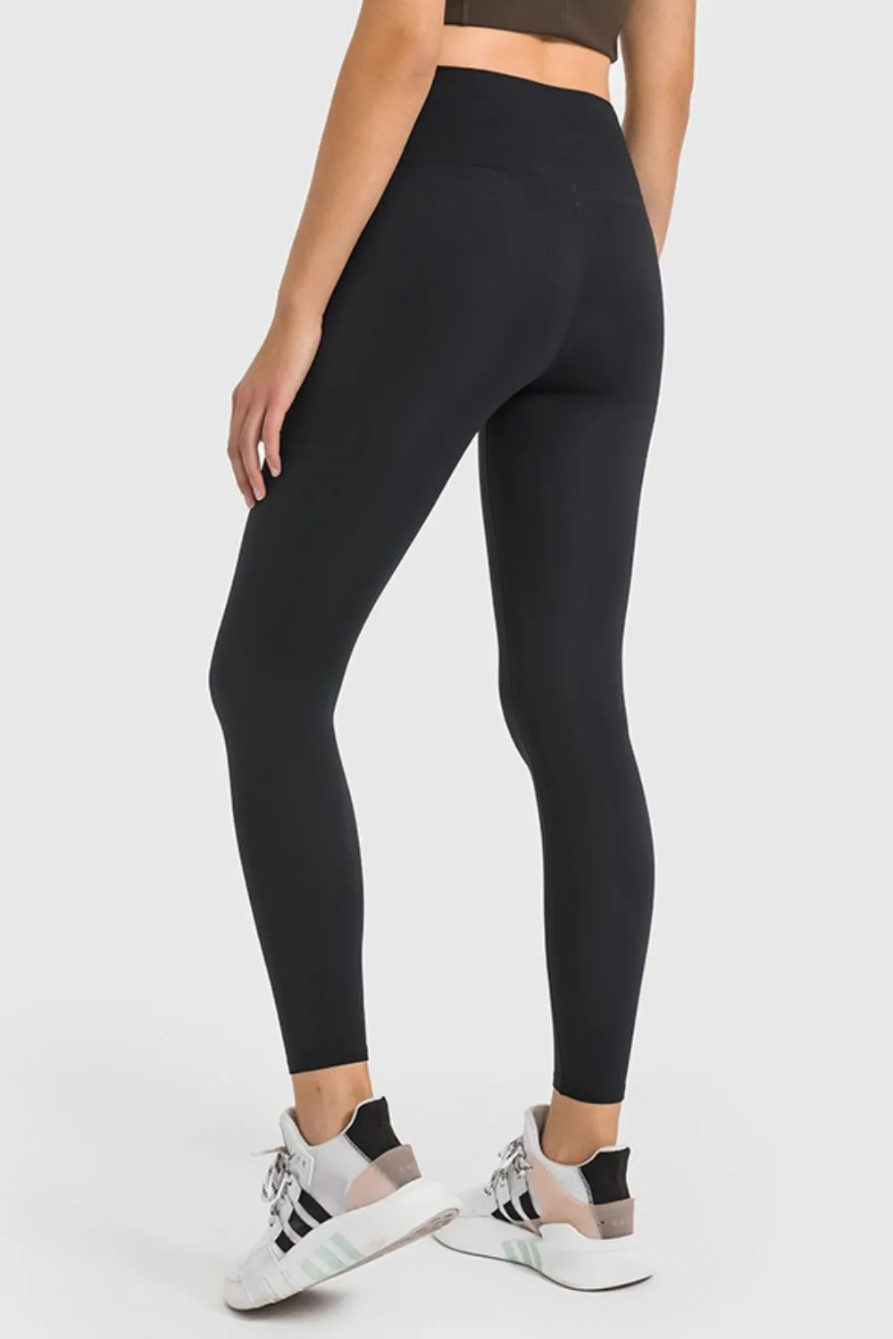 High Waist Ankle-Length Yoga Leggings, image 6