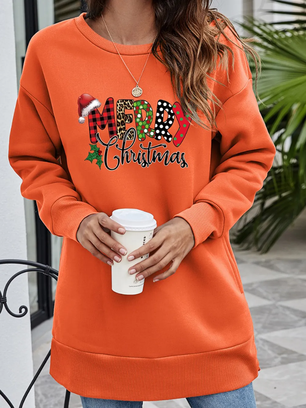 MERRY CHRISTMAS Graphic Sweatshirt, image 5