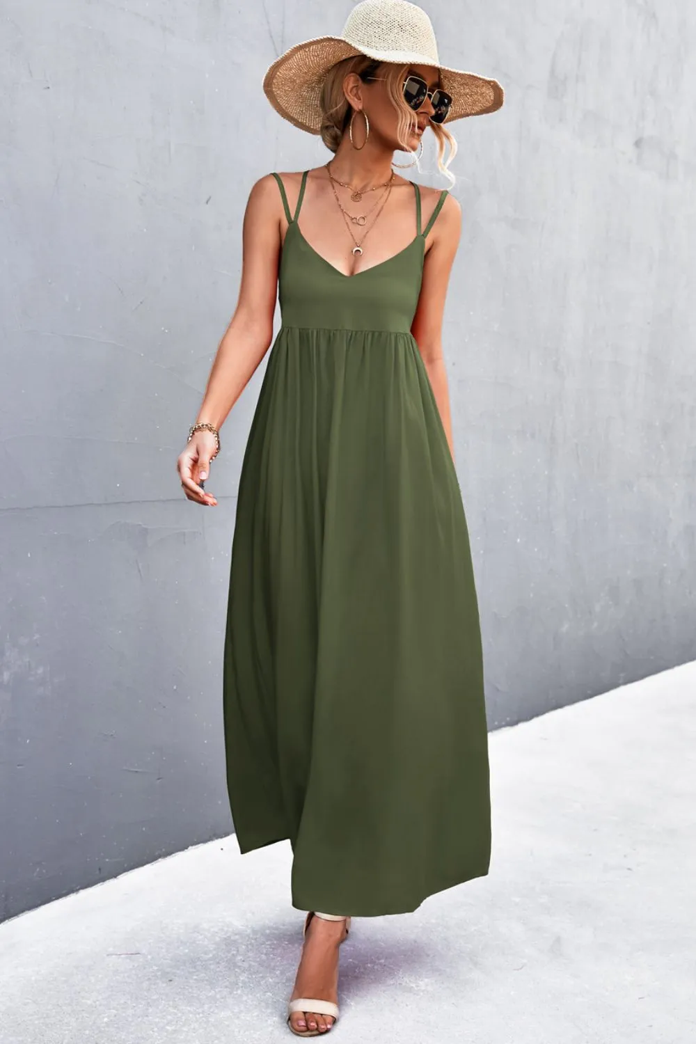 Double Strap Tie Back Dress, image 4
