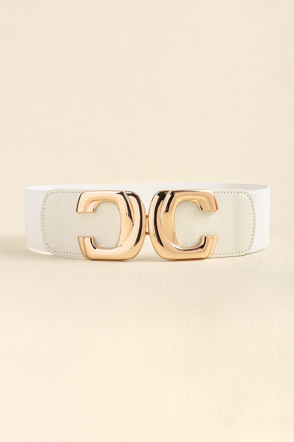 Zinc Alloy Buckle Elastic Wide Belt, image 8