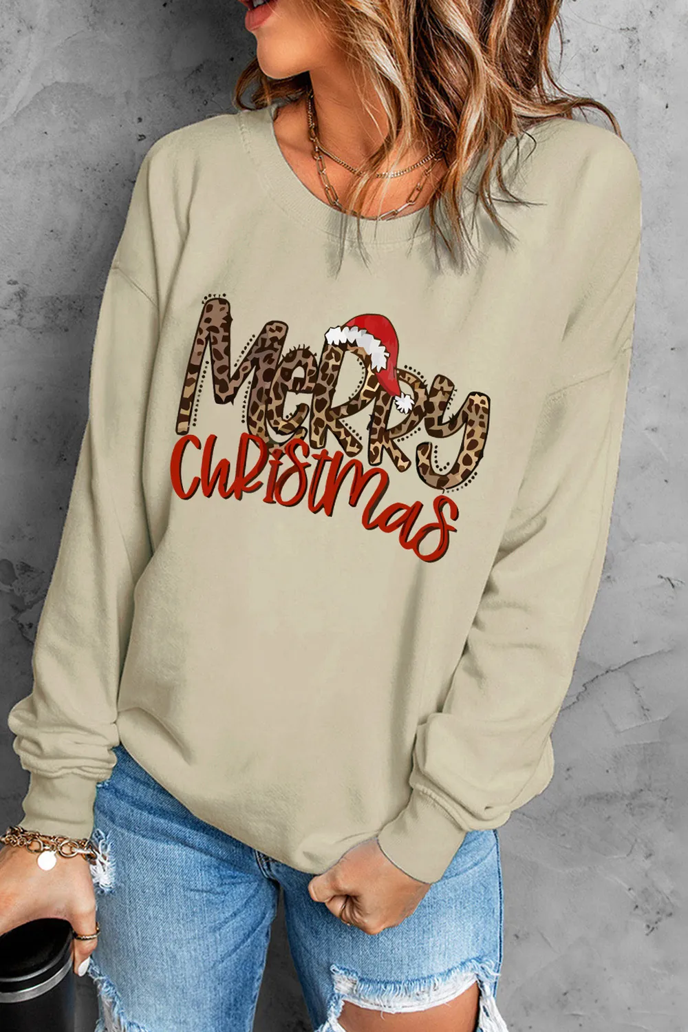 MERRY CHRISTMAS Graphic Sweatshirt, image 2