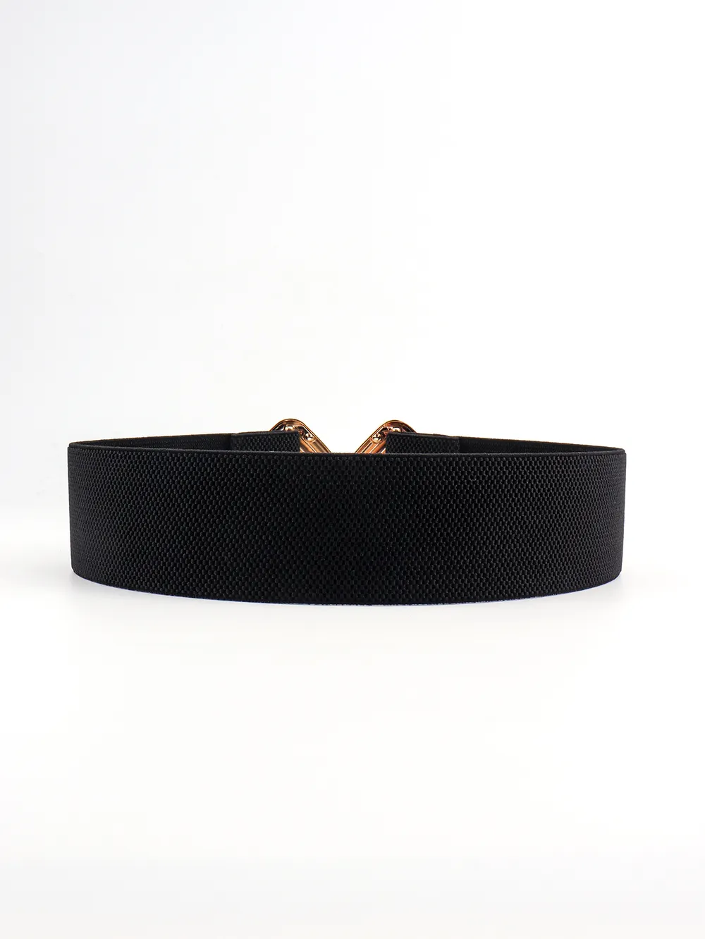 Geometric Buckle Elastic Wide Belt, image 8