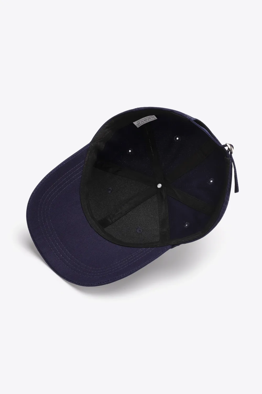 Plain Adjustable Cotton Baseball Cap, image 4