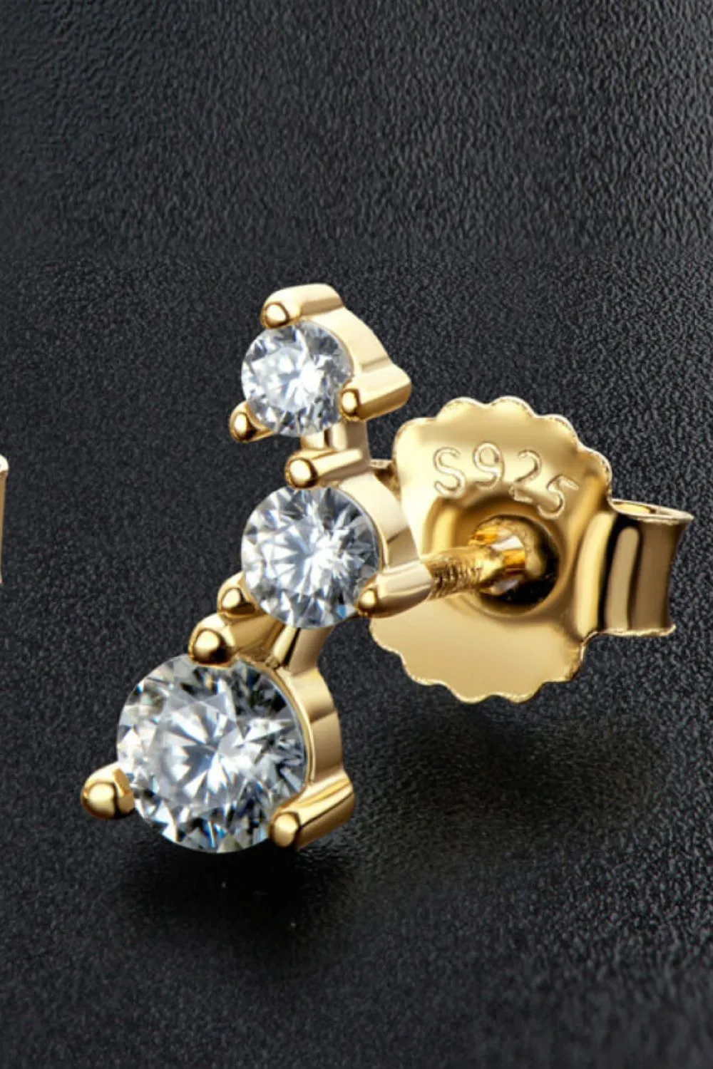 Your Way Moissanite Stud Earrings, image 6